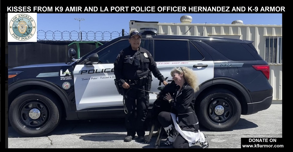 DONATE TO PROTECT LOS ANGELES PORT POLICE K9 AMIR