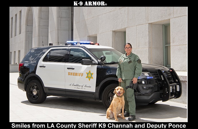 Donate to protect K9 Channah and her LA Sheriff Bomb Detection K9 Unit