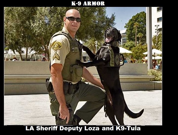 LA Sheriff Deputy Loza and K9 Tula 