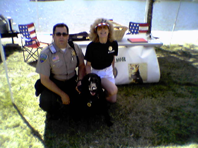 Deputy Marrett and Verona and Suzanne, Marin Fair 2004