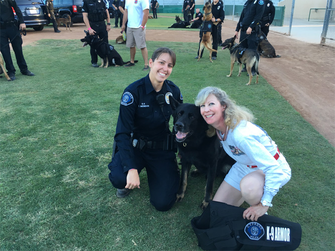 Cypress PD Officer Mondon with K9 Sem