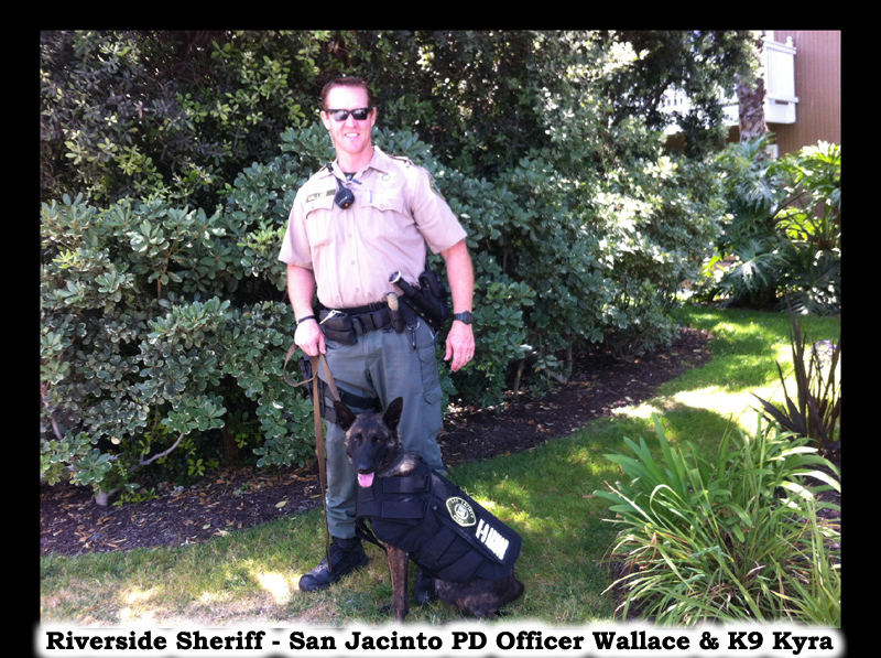 Riverside Sheriff - San Jacinto Police Officer Wallace and K9 Kyra
