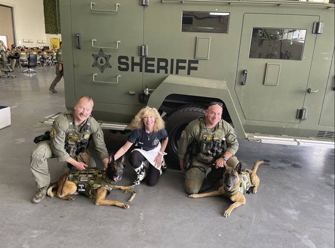 April 2, 2025 we delivered the vests sponsored by SOAR to RSO K9 Argo and Alvin April 2, 2025 we delivered the vests sponsored by SOAR to RSO K9 Argo and Alvin
