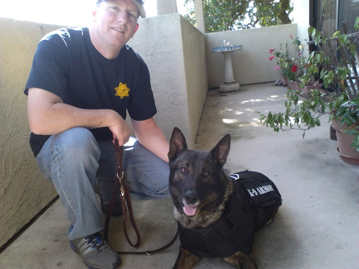 Officer Peterson and St Helena PD K9 Djino
